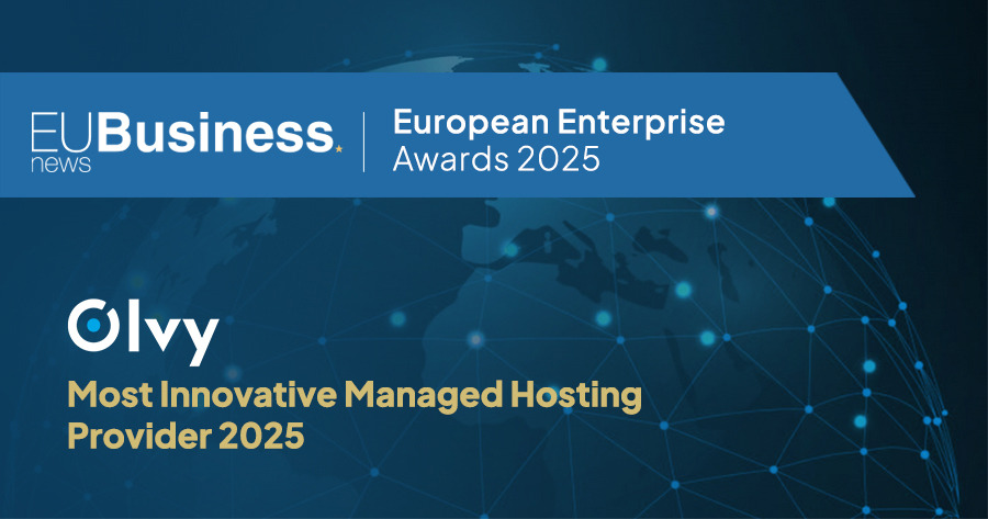 Olvy - Most Innovative Managed Hosting Provider 2025, European Enterprise Awards